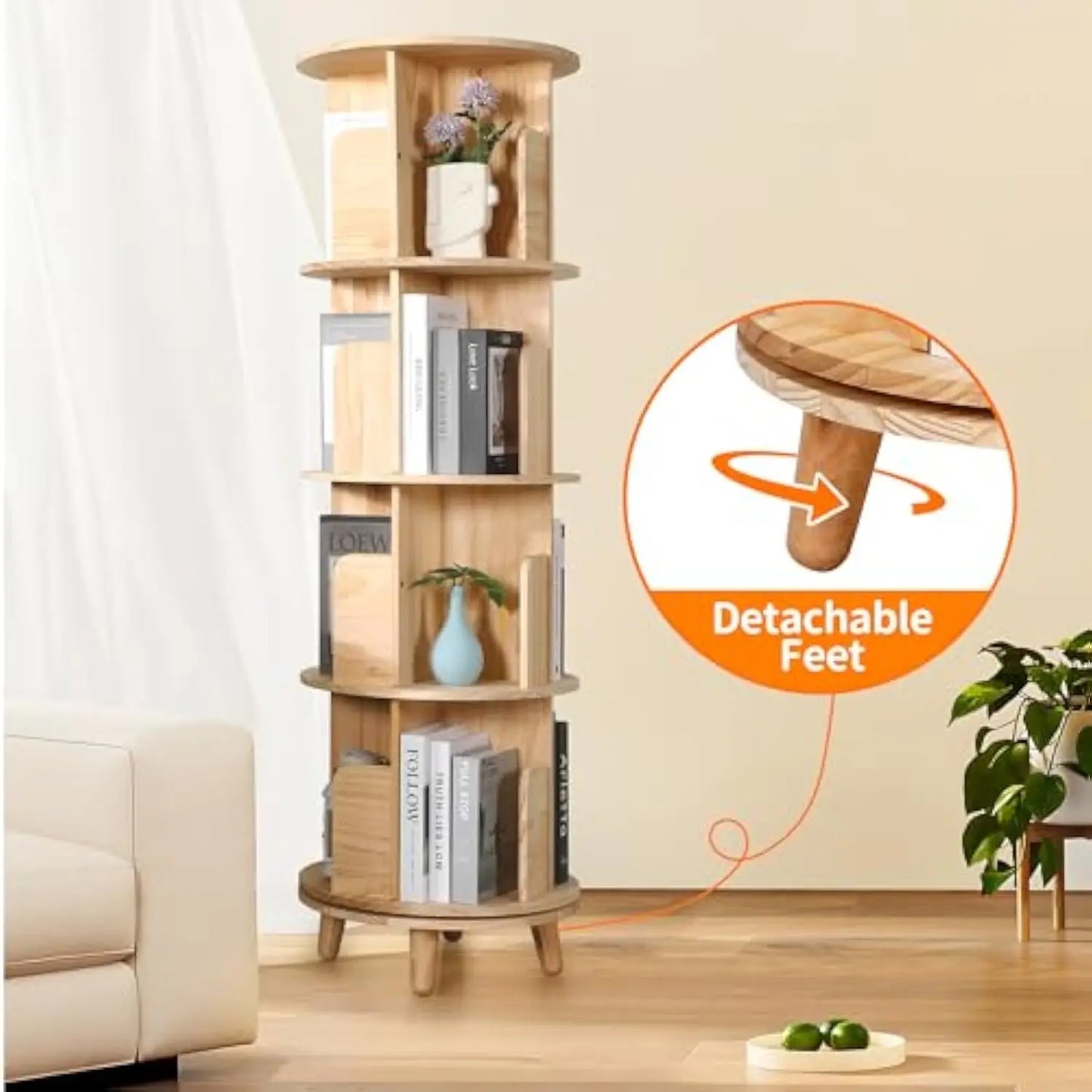 The Rotating Bookshelf